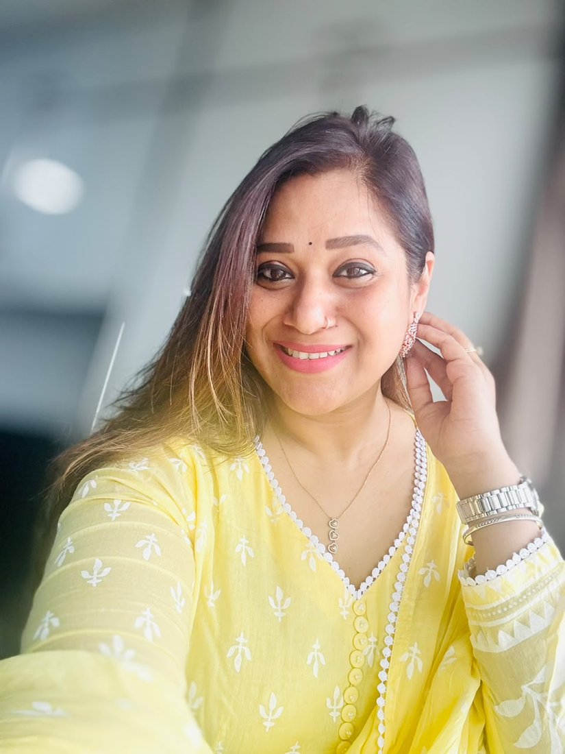 Leena Jain at the Juplee studio